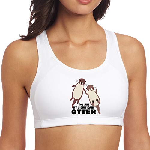 Sujetadores Deportivos para Mujer,Eres mi Nutria significativa,Entrenamiento,Yoga,Gimnasio,Ropa Deportiva,Fitness,Camiseta sin Mangas M Sujetadores Deportivos para Mujer,Eres mi Nutria significativa,Entrenamiento,Yoga,Gimnasio,Ropa Deportiva,Fitness,Camiseta sin Mangas M