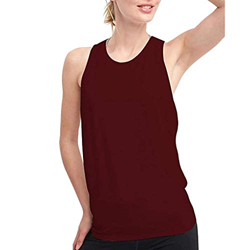 Sulifor Chaleco de Deporte Sexy de Espalda Abierta,Camiseta sin Manga de sólido,Chaleco de Yoga con Corbata,Ropa de Entrenamiento Tank Tops para Mujer Sulifor Chaleco de Deporte Sexy de Espalda Abierta,Camiseta sin Manga de sólido,Chaleco de Yoga con Corbata,Ropa de Entrenamiento Tank Tops para Mujer