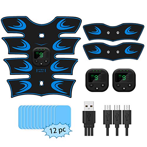 sumgott EMS Electroestimulador Muscular Abdominales, USB Recargable EMS Estimulador Muscular Abdominales para Abdomen/Cintura/Pierna/Brazo sumgott EMS Electroestimulador Muscular Abdominales, USB Recargable EMS Estimulador Muscular Abdominales para Abdomen/Cintura/Pierna/Brazo