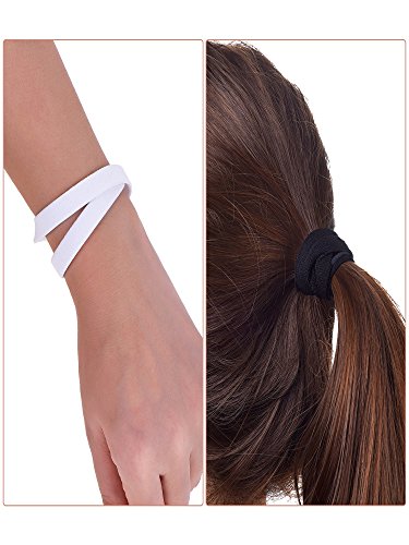 Sumind 4 Piezas de Diadema Deportiva Diadema Elástica Antideslizante Gruesa Banda de Pelo de Fútbol para Mujeres y Hombres, Negro y Blanco Sumind 4 Piezas de Diadema Deportiva Diadema Elástica Antideslizante Gruesa Banda de Pelo de Fútbol para Mujeres y Hombres, Negro y Blanco