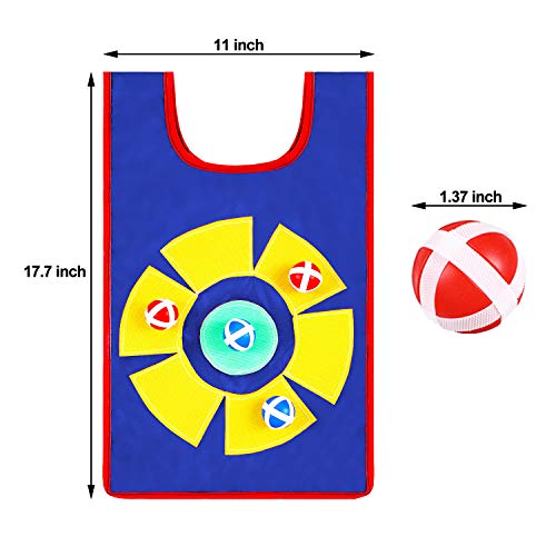 Sumind Juego de 12 Piezas Juegos de Dodgeball Incluyes 2 Piezas Chalecos Azules y Rojos y 10 Piezas Bolas de Esquivar para Niños Padres Juego de Dodge en Interiores y Exteriores Sumind Juego de 12 Piezas Juegos de Dodgeball Incluyes 2 Piezas Chalecos Azules y Rojos y 10 Piezas Bolas de Esquivar para Niños Padres Juego de Dodge en Interiores y Exteriores