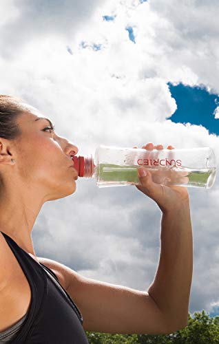 Sundried - Botella de agua, sin BPA, a prueba de fugas, para el gimnasio, entrenamiento y deportes al aire libre, 750 ml