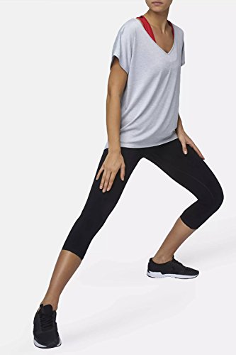 Sundried Camiseta Holgada para Mujeres para Deporte Yoga Gimnasio Entrenamientos de Ethical Activewear Designer Relajante Cómoda Holgada Extra Suave (Small)