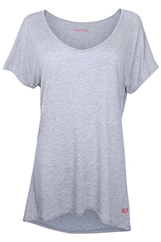 Sundried Camiseta Holgada para Mujeres para Deporte Yoga Gimnasio Entrenamientos de Ethical Activewear Designer Relajante Cómoda Holgada Extra Suave (Small) Sundried Camiseta Holgada para Mujeres para Deporte Yoga Gimnasio Entrenamientos de Ethical Activewear Designer Relajante Cómoda Holgada Extra Suave (Small)