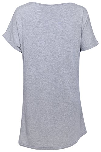 Sundried Camiseta Holgada para Mujeres para Deporte Yoga Gimnasio Entrenamientos de Ethical Activewear Designer Relajante Cómoda Holgada Extra Suave (Small)