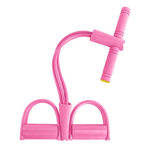 Sunshine smile Ejercitador de Pedal de Fitness, Cuerda de Tensión Multifunción, Sit-Up Culturismo Expansor, Cuerda para Ejercitar Piernas, Pedal Banda de Resistencia (Rosado) Sunshine smile Ejercitador de Pedal de Fitness, Cuerda de Tensión Multifunción, Sit-Up Culturismo Expansor, Cuerda para Ejercitar Piernas, Pedal Banda de Resistencia (Rosado)