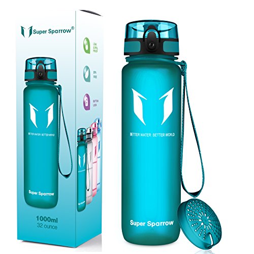 Super Sparrow Botella de Agua Deportiva -350ml & 500ml & 1000ml - Sin BPA