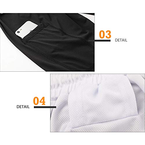 Superora Pantalones Cortos Legging Mallas Hombre Deporte Chándal Deportivos Compresión Interna con Bolsillo Incorporado y Bolsillo Transpiración de Secado Rápido Superora Pantalones Cortos Legging Mallas Hombre Deporte Chándal Deportivos Compresión Interna con Bolsillo Incorporado y Bolsillo Transpiración de Secado Rápido