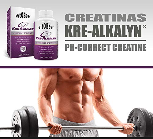 Suplemento Creatina KRE-ALKALYN- Suplementos Deportivos - Vitobest (Neutro 100 Caps)