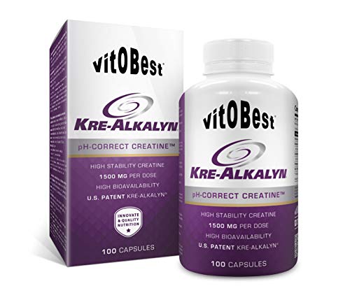 Suplemento Creatina KRE-ALKALYN- Suplementos Deportivos - Vitobest (Neutro 100 Caps)