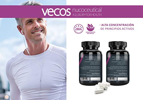 Suplemento deportivo Pre y Post Workout Vecos – BCAA, glutamina y vitamina B6 para el crecimiento y recuperación muscular – 200 cápsulas vegetales – Producto vegano Suplemento deportivo Pre y Post Workout Vecos – BCAA, glutamina y vitamina B6 para el crecimiento y recuperación muscular – 200 cápsulas vegetales – Producto vegano