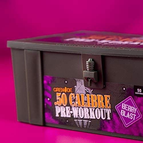 Suplemento energético Grenade Calibre .50 para antes del entrenamiento Suplemento energético Grenade Calibre .50 para antes del entrenamiento