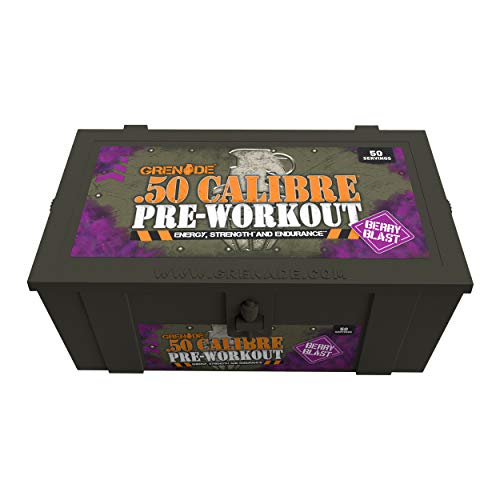 Suplemento energético Grenade Calibre .50 para antes del entrenamiento Suplemento energético Grenade Calibre .50 para antes del entrenamiento