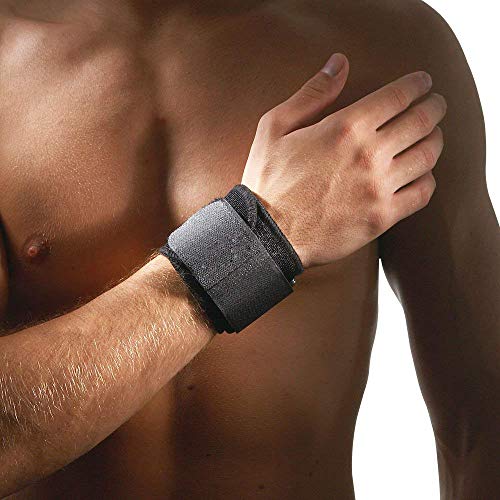 SUPRBIRD 2 Piezas Muñequeras Deportivas, Muñequeras Crossfit Hombre y Mujer para Levantar de Pesas, Gym, Flexiones, Tendinitis, Protección de la Muñeca Antideslizante Negro, Ortesis de Mano SUPRBIRD 2 Piezas Muñequeras Deportivas, Muñequeras Crossfit Hombre y Mujer para Levantar de Pesas, Gym, Flexiones, Tendinitis, Protección de la Muñeca Antideslizante Negro, Ortesis de Mano
