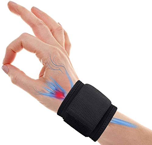 SUPRBIRD 2 Piezas Muñequeras Deportivas, Muñequeras Crossfit Hombre y Mujer para Levantar de Pesas, Gym, Flexiones, Tendinitis, Protección de la Muñeca Antideslizante Negro, Ortesis de Mano SUPRBIRD 2 Piezas Muñequeras Deportivas, Muñequeras Crossfit Hombre y Mujer para Levantar de Pesas, Gym, Flexiones, Tendinitis, Protección de la Muñeca Antideslizante Negro, Ortesis de Mano