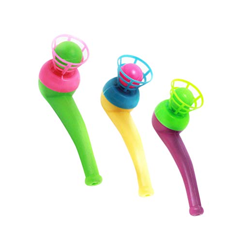 SUPVOX 10 piezas de plástico bola flotante de juguete que sopla juego de pelota Blow Pipe para niños bebé niño SUPVOX 10 piezas de plástico bola flotante de juguete que sopla juego de pelota Blow Pipe para niños bebé niño