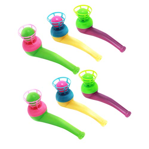 SUPVOX 10 piezas de plástico bola flotante de juguete que sopla juego de pelota Blow Pipe para niños bebé niño SUPVOX 10 piezas de plástico bola flotante de juguete que sopla juego de pelota Blow Pipe para niños bebé niño