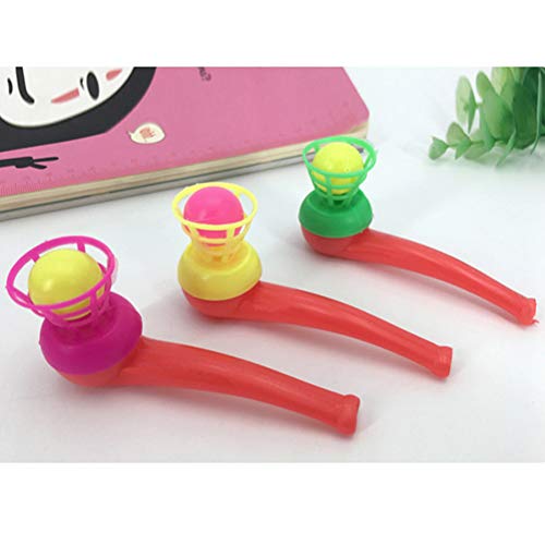 SUPVOX 10 piezas de plástico bola flotante de juguete que sopla juego de pelota Blow Pipe para niños bebé niño SUPVOX 10 piezas de plástico bola flotante de juguete que sopla juego de pelota Blow Pipe para niños bebé niño