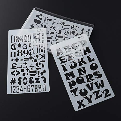 SUPVOX 24PCS Plantilla de pintura hueca Número de planificador de letras plantillas huecas Plantilla de dibujo DIY Plantilla Stencil plantilla de dibujo scrapbooking bricolaje (Blanco) SUPVOX 24PCS Plantilla de pintura hueca Número de planificador de letras plantillas huecas Plantilla de dibujo DIY Plantilla Stencil plantilla de dibujo scrapbooking bricolaje (Blanco)
