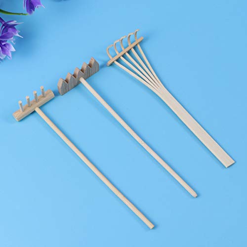 supvox 3 piezas Mini Meditación Accesorios Rake Set para jardín Zen Arena Bandeja DIY Tabletop Decoración Feng Shui Decor para Home Office supvox 3 piezas Mini Meditación Accesorios Rake Set para jardín Zen Arena Bandeja DIY Tabletop Decoración Feng Shui Decor para Home Office