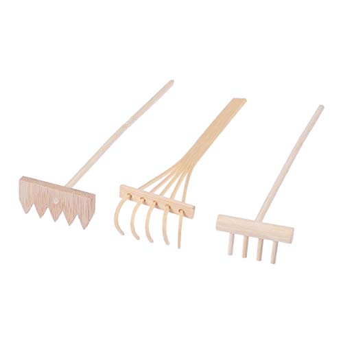 supvox 3 piezas Mini Meditación Accesorios Rake Set para jardín Zen Arena Bandeja DIY Tabletop Decoración Feng Shui Decor para Home Office supvox 3 piezas Mini Meditación Accesorios Rake Set para jardín Zen Arena Bandeja DIY Tabletop Decoración Feng Shui Decor para Home Office