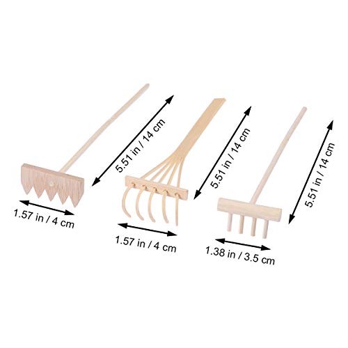 supvox 3 piezas Mini Meditación Accesorios Rake Set para jardín Zen Arena Bandeja DIY Tabletop Decoración Feng Shui Decor para Home Office supvox 3 piezas Mini Meditación Accesorios Rake Set para jardín Zen Arena Bandeja DIY Tabletop Decoración Feng Shui Decor para Home Office