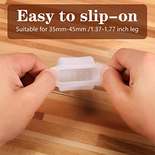 SUSSURRO - 60 fundas de protección de silicona para patas de muebles, gorros de silla, protección redonda para patas de mesa, silla, sofá, casa u oficina SUSSURRO - 60 fundas de protección de silicona para patas de muebles, gorros de silla, protección redonda para patas de mesa, silla, sofá, casa u oficina