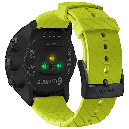 Suunto 9 Reloj Deportivo GPS con batería de Larga duración y medición del Ritmo cardiaco en la muñeca, Unisex-Adulto, Verde, Talla Única