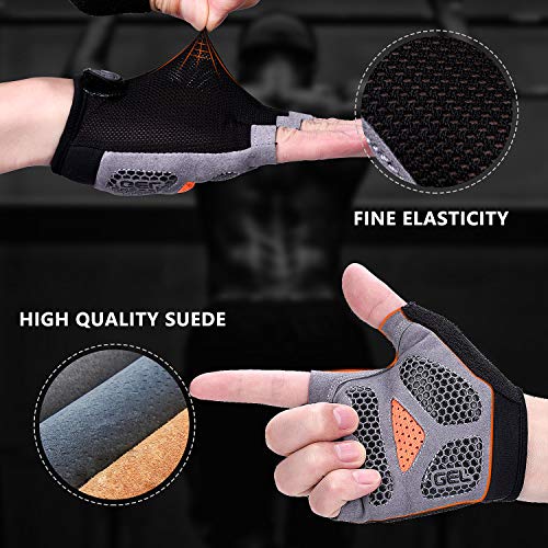 SUXMAN Guantes Bici, Guantes Bicicleta Montaña, Guantes MTB, Guantes Moto Verano, Guantes Gimnasio para Hombres Mujeres de Medio-Dedo Antideslizante … SUXMAN Guantes Bici, Guantes Bicicleta Montaña, Guantes MTB, Guantes Moto Verano, Guantes Gimnasio para Hombres Mujeres de Medio-Dedo Antideslizante …
