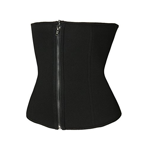 Sweetlover Faja Reductora Adelgazante Mujer Postparto Corsé Moldeadora para Boda Cintura Entrenamiento Deportivo con Cremallera Negro(S) Sweetlover Faja Reductora Adelgazante Mujer Postparto Corsé Moldeadora para Boda Cintura Entrenamiento Deportivo con Cremallera Negro(S)
