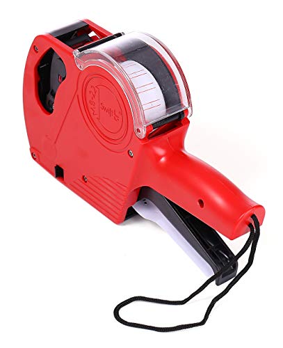 Swift Kit de pistola de precio con 5000 etiquetas y tinta de repuesto M8-22 Rojo Swift Kit de pistola de precio con 5000 etiquetas y tinta de repuesto M8-22 Rojo