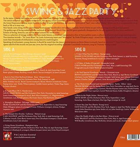 Swing & Jazz Party Vinilo - DUKE ELLINGTON, BILLIE HOLIDAY, BENNY GOODMAN