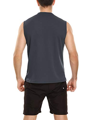 Sykooria 3 Piezas de Camisetas de Tirantes para Hombre Camiseta Sin Mangas Deportes de Secado Rápido Tank Tops Entrenamiento Correr Ciclismo Gym
