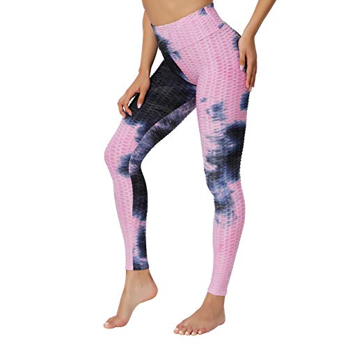 Sykooria Leggings Push Up para Mujer Mallas de Yoga de Alta Cintura Pantalones Deportivos de Elásticos Running Fitness Pilates