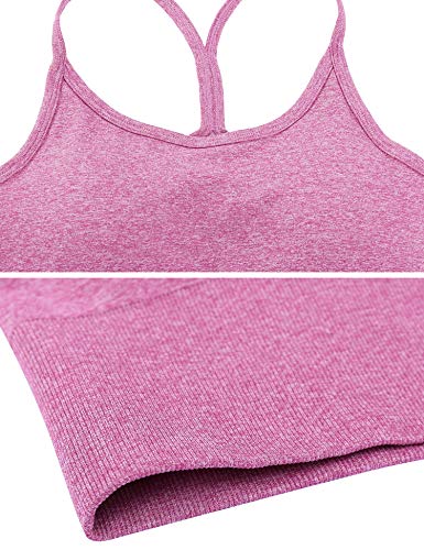 Sykooria Sujetador Deportivo para Mujer con Almohadillas Extraíbles Ropa Interior con Tiras sin Costuras Bra de Sujeción Media Yoga Fitness Correr Ejercicio Sykooria Sujetador Deportivo para Mujer con Almohadillas Extraíbles Ropa Interior con Tiras sin Costuras Bra de Sujeción Media Yoga Fitness Correr Ejercicio