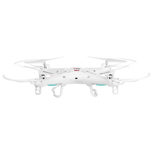 Syma X5C-1 Drone Quadcopter de 6 Ejes con Cámara HD de Alta definición y Control Remoto 2.4G 4CH RTF 2G TF Tarjeta, Color White Syma X5C-1 Drone Quadcopter de 6 Ejes con Cámara HD de Alta definición y Control Remoto 2.4G 4CH RTF 2G TF Tarjeta, Color White