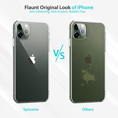 Syncwire Funda iPhone 11 Pro, UltraRock Funda Protectora de iPhone XI Pro con Protección Avanzada contra Caídas y Tecnología de protección de colchón de aire para iPhone 11 Pro 5,8”, Transparente Syncwire Funda iPhone 11 Pro, UltraRock Funda Protectora de iPhone XI Pro con Protección Avanzada contra Caídas y Tecnología de protección de colchón de aire para iPhone 11 Pro 5,8”, Transparente