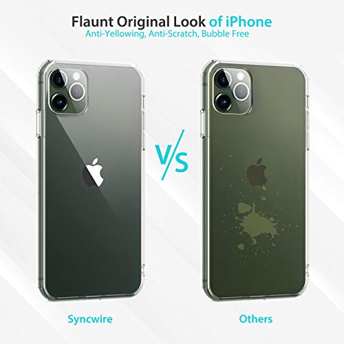 Syncwire Funda iPhone 11 Pro, UltraRock Funda Protectora de iPhone XI Pro con Protección Avanzada contra Caídas y Tecnología de protección de colchón de aire para iPhone 11 Pro 5,8”, Transparente