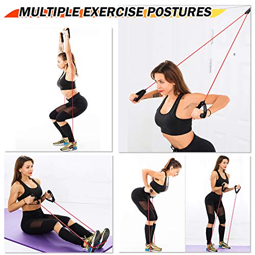 SYOSIN Bandas Elasticas, Bandas de Resistencia Látex con Manijas, Ideal for Physical Therapy, Strength Training, Muscle Toning, Bolsa de Almacenamiento de Anclaje de Puerta incluida SYOSIN Bandas Elasticas, Bandas de Resistencia Látex con Manijas, Ideal for Physical Therapy, Strength Training, Muscle Toning, Bolsa de Almacenamiento de Anclaje de Puerta incluida