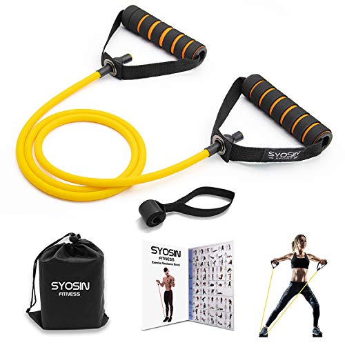 SYOSIN Bandas Elasticas, Bandas de Resistencia Látex con Manijas, Ideal for Physical Therapy, Strength Training, Muscle Toning, Bolsa de Almacenamiento de Anclaje de Puerta incluida SYOSIN Bandas Elasticas, Bandas de Resistencia Látex con Manijas, Ideal for Physical Therapy, Strength Training, Muscle Toning, Bolsa de Almacenamiento de Anclaje de Puerta incluida