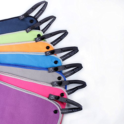 SYOURSELF Toalla de Microfibra para Viajes y Deportes - M 100cm x 50cm - Secado rápido, Ligero, Absorbente, Suave - Ideal para Yoga, Fitness, acampadas + Bolsa de Viaje SYOURSELF Toalla de Microfibra para Viajes y Deportes - M 100cm x 50cm - Secado rápido, Ligero, Absorbente, Suave - Ideal para Yoga, Fitness, acampadas + Bolsa de Viaje