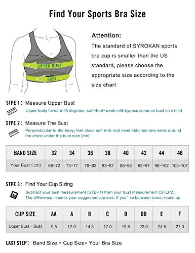 SYROKAN - Sujetador Deportivo Máximo Soporte Sin Relleno para Mujer Blanco ES:90B (EU 75B) SYROKAN - Sujetador Deportivo Máximo Soporte Sin Relleno para Mujer Blanco ES:90B (EU 75B)