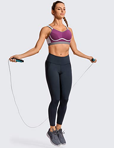 SYROKAN - Sujetador Deportivo Máximo Soporte Sin Relleno para Mujer Morado ES:95B (EU 80B) SYROKAN - Sujetador Deportivo Máximo Soporte Sin Relleno para Mujer Morado ES:95B (EU 80B)