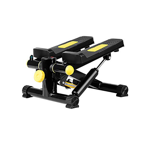 SYTH Mini Equipo de Ejercicio de Entrenador aeróbico Paso a Paso de Escalera hidráulica con Bandas de Resistencia