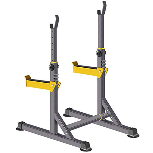 SYXZ Soporte Profesional para Barra, Soporte Ajustable para Sentadillas con Mancuernas, estación de inmersión para Press de banca, Carga máxima de 250 kg SYXZ Soporte Profesional para Barra, Soporte Ajustable para Sentadillas con Mancuernas, estación de inmersión para Press de banca, Carga máxima de 250 kg