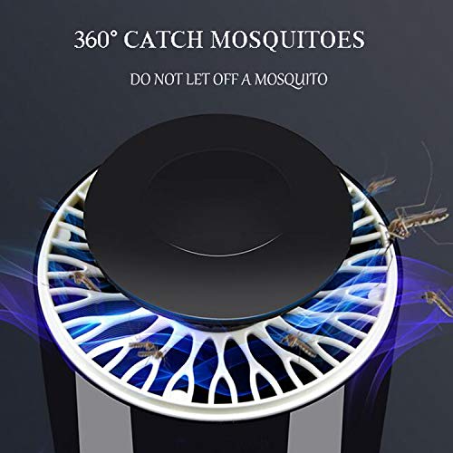 SZSMART Lámpara Antimosquitos Eléctrico Mata Moscas 7W Mosquito Killer Lamp, Mosquitos Trampa para los Hogares, Patios, Oficinas, Tiendas (Negro)