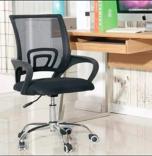 T-LoVendo TLV-BC174N Silla de Oficina con Soporte Lumbar Giratoria Escritorio Sillon Ruedas Despacho