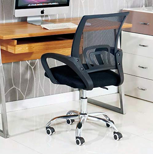 T-LoVendo TLV-BC174N Silla de Oficina con Soporte Lumbar Giratoria Escritorio Sillon Ruedas Despacho