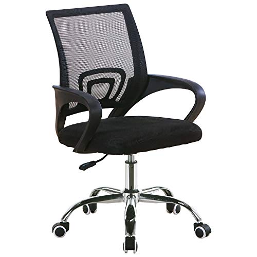 T-LoVendo TLV-BC174N Silla de Oficina con Soporte Lumbar Giratoria Escritorio Sillon Ruedas Despacho T-LoVendo TLV-BC174N Silla de Oficina con Soporte Lumbar Giratoria Escritorio Sillon Ruedas Despacho