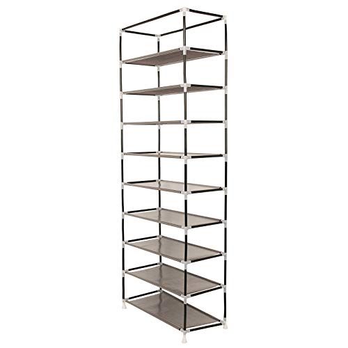 T-LoVendo TLV-FS-58160 Zapatero con Cubierta de Tela 10 Niveles Organizador Zapatos Estantería T-LoVendo TLV-FS-58160 Zapatero con Cubierta de Tela 10 Niveles Organizador Zapatos Estantería